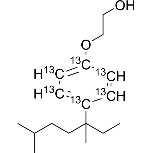 2-[4-(1-Ethyl-1,4-dimethylpentyl)phenoxy]ethanol-13C6 1173019-61-8
